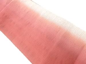 よろけ横段模様織出し夏用名古屋帯